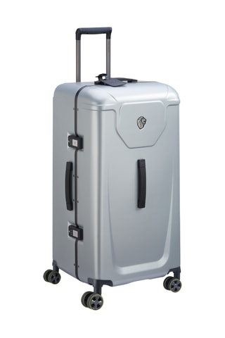 Maleta grande (L) - 80 cm - Plateado