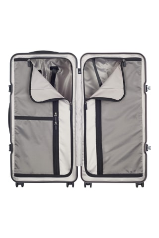 Maleta grande (L) - 80 cm - Plateado