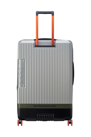 Maleta grande (L) - 80 cm - Plateado