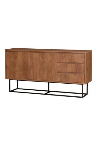 Bahut 2 portes Ruba - 140 x 36 x 72 cm