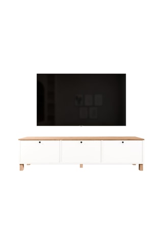 Meuble TV 3 portes - 180 x 32 x 45,6 cm