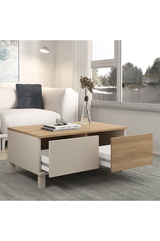 Table 2 tiroirs - 90 x 60 x 40 cm