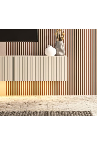 Meuble TV 3 portes - 180 x 31,4 x 28,6 cm