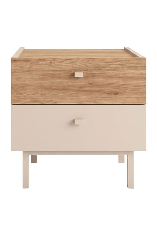 Commode 2 tiroirs - 47 x 47,9 x 36,8 cm