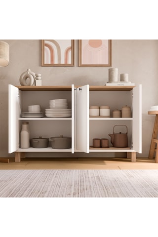 Buffet 4 portes - 120 x 73,6 x 29,5 cm