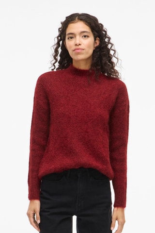 Pull en alpaga - Rouge - Vila