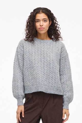 Pull - Gris clair - Vila