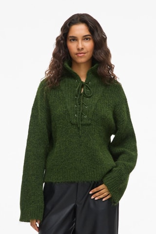 Pull - Vert foncé - Vila