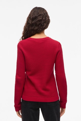 Pull en coton biologique - Rouge - Vila