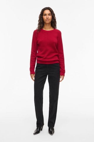 Pull en coton biologique - Rouge - Vila