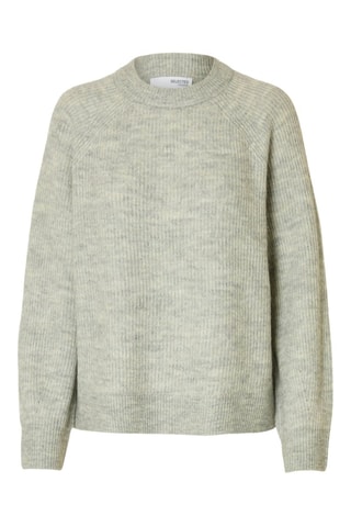 Pull en laine - Gris clair - Selected Women