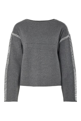 Pull - Gris foncé chiné - Yas