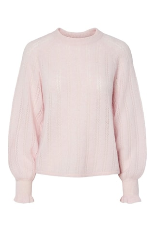 Pull en laine et mohair - Rose - Yas