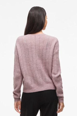 Gilet en laine et alpaga - Violet - Vila