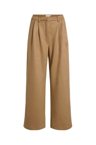 Pantalon taille haute - Camel - Vila