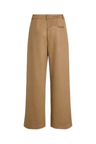 Pantalon taille haute - Camel - Vila
