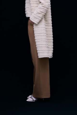 Pantalon taille haute - Camel - Vila