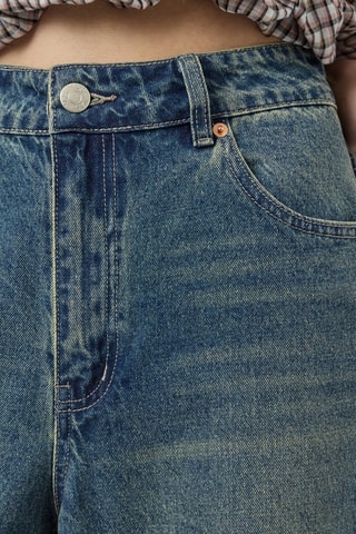 Jean en coton biologique - Bleu marine - Yas