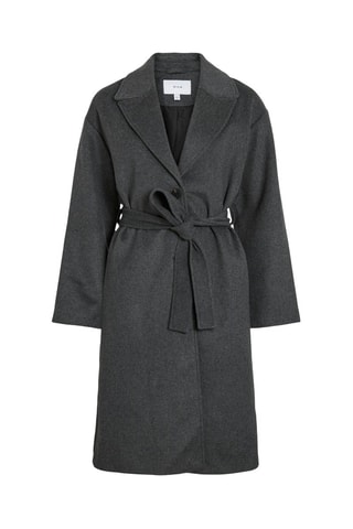 Manteau en laine - Anthracite chiné - Vila