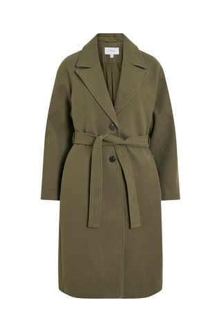Manteau en coton biologique - Vert olive - Vila