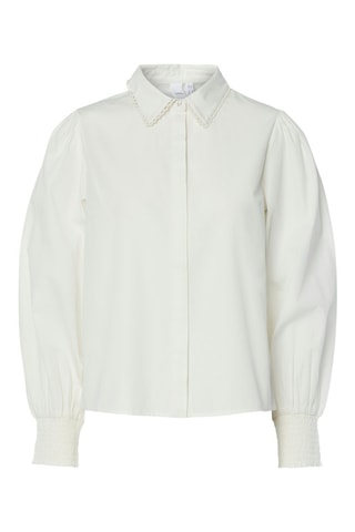 Chemisier en coton biologique - Blanc - Yas