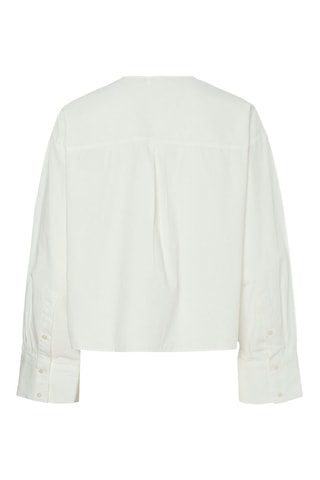 Chemisier en coton biologique - Blanc - Yas