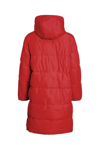 Doudoune longue à capuche - Rouge - Vila