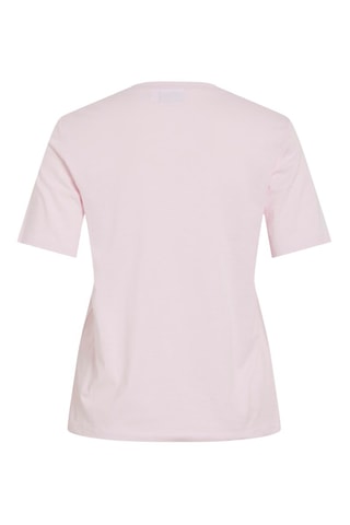 T-shirt en coton biologique - Rose - Vila