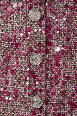 Jupe droite en tweed - Bordeaux - Yas