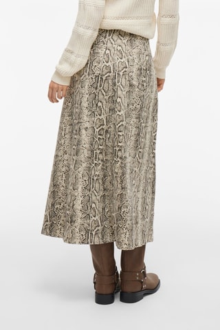 Jupe midi - Beige - Vila