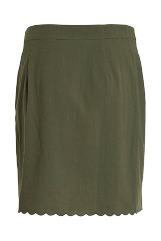 Jupe portefeuille - Vert olive - Vila