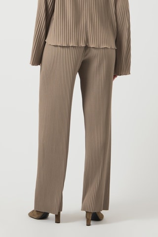 Pantalon taille haute - Taupe - Yas