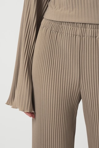 Pantalon taille haute - Taupe - Yas