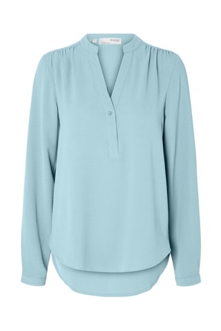 Blouse - Bleu clair - Selected