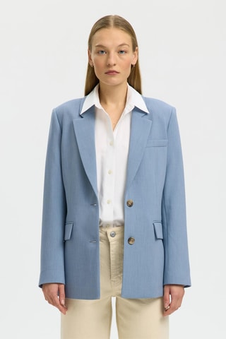 Blazer - Bleu clair - Selected