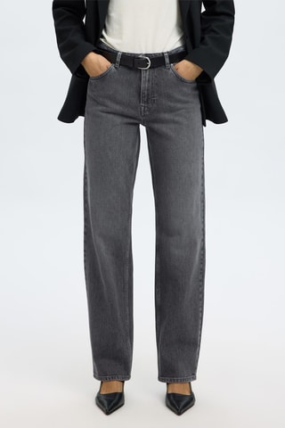 Jean en coton biologique - Gris - Selected