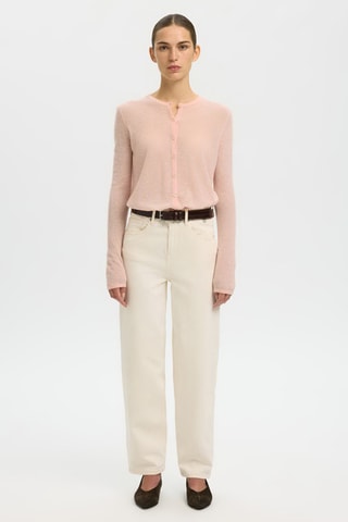 Gilet en laine et alpaga - Rose - Selected