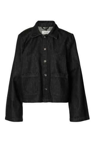 Chemise en coton biologique - Noir - Selected