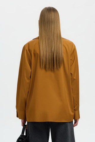 Chemise - Marron - Selected