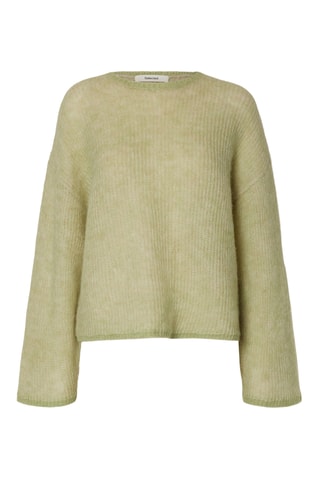 Pull en laine et alpaga - Vert clair - Selected