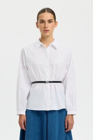 Chemise en coton biologique - Blanc - Selected