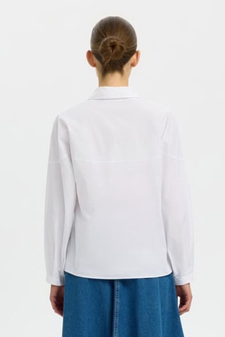 Chemise en coton biologique - Blanc - Selected