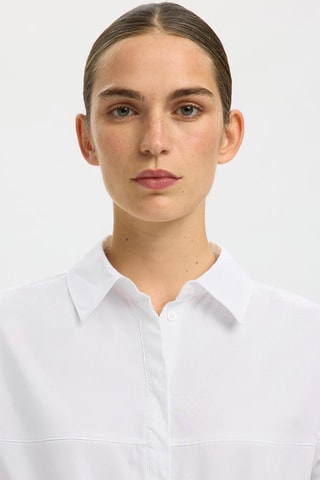 Chemise en coton biologique - Blanc - Selected