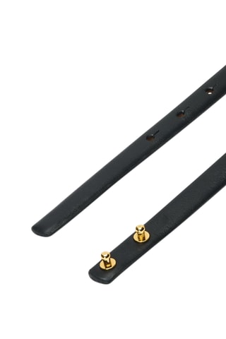 Ceinture en cuir - Noir - Selected
