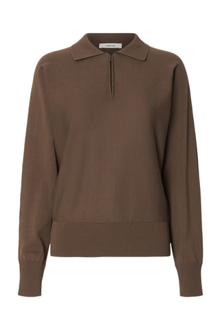 Pull en coton biologique - Marron - Selected