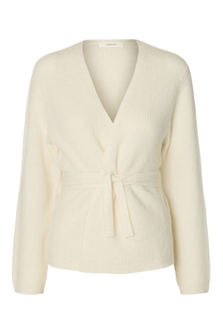 Gilet en laine et alpaga - Écru - Selected