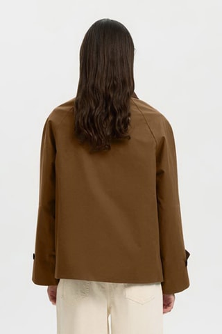 Veste en coton biologique - Marron - Selected