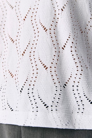 T-shirt en coton biologique - Blanc - Selected