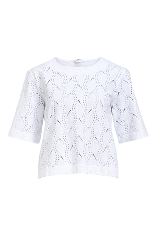 T-shirt en coton biologique - Blanc - Selected