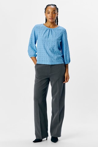 Blouse - Bleu - Selected